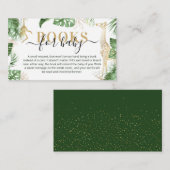 ワイルドワンジャングルサファリブックリクエスト赤ちゃんシャワー エンクロージャーカード (正面/裏面)