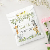 ワイルドワンジャングルサファリベイビーシャワー フェイバーバッグ (封をした状態)