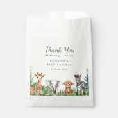 ワイルドワンジャングルサファリベイビーシャワー フェイバーバッグ (正面)