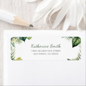 ワイルドワンジャングルサファリベイビーシャワー ラベル (インサイチュ)