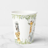 ワイルドワンジャングルサファリベイビーシャワー 紙コップ (右)