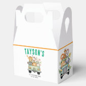 ワイルドワンジャングルサファリ動物の少年1歳の誕生日 フェイバーボックス (オープン)