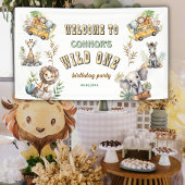 ワイルドワンジャングルサファリ1日バースデーバナー 横断幕