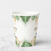 ワイルドワンジャングルサファリ1歳の誕生日パーティー 紙コップ (右)