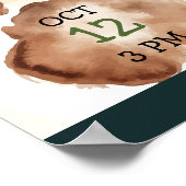 ワイルドワンジャングルサファリ1stバースデーウェルカムサイン ポスター (角)