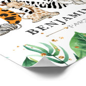 ワイルドワンジャングルサファリ1st誕生日パーティーポスター ポスター (角)