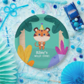 ワイルドワンジャングルタイガー ペーパープレート (パーティー)