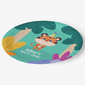 ワイルドワンジャングルタイガー ペーパープレート (アングル)