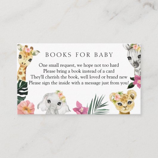 ワイルドワンジャングルブックスベビー エンクロージャーカード (正面)