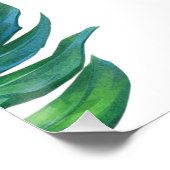 ワイルドワンジャングルモンキーファースト誕生日ウェルカムポスト ポスター (コーナー)