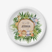 ワイルドワンジャングル紙プレート ペーパープレート (正面)