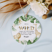 ワイルドワンジャングル誕生日ありがとう フェイバータグ