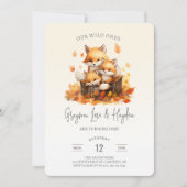 ワイルドワンズトリプレットジョイント1st誕生日 招待状 (正面)