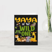 ワイルドワンズビーズサファリジャングルの誕生日ヤヤヤ カード (正面)