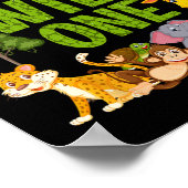 ワイルドワンズビーズサファリジャングルの誕生日ヤヤヤ ポスター (角)