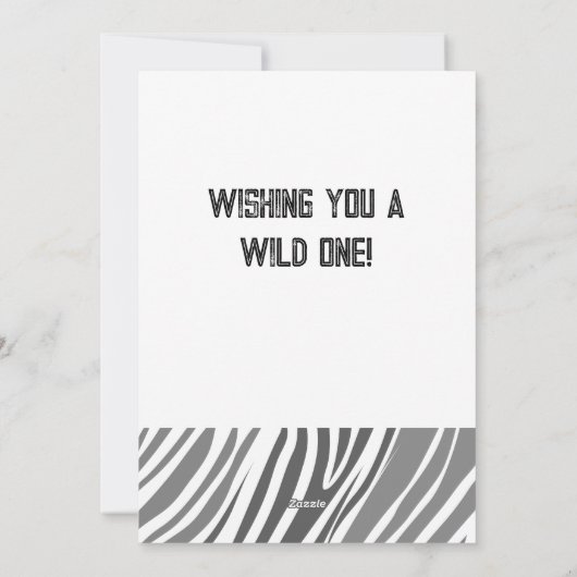 ワイルドワンタイガーのハッピーバースデーカード シーズンカード (裏面)