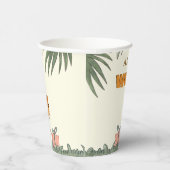 ワイルドワンタイガージャングル第1誕生日 紙コップ (右)