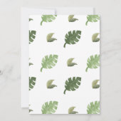 ワイルドワンタイガー1st誕生日招待状 招待状 (裏面)