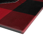 ワイルドワンダートクリスマスレッドバッファロープレイドID604 カッティングボード (角)