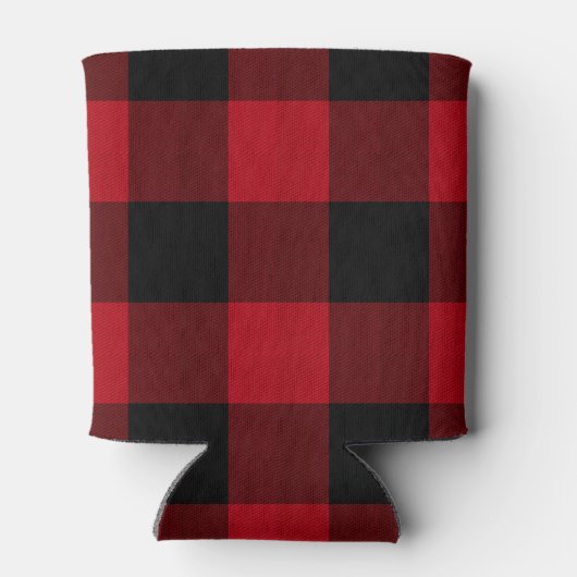 ワイルドワンダートクリスマスレッドバッファロープレイドID604 缶クーラー (裏面)