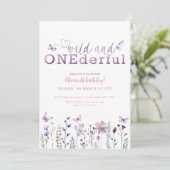 ワイルドワンダーフル1歳の誕生日招待状 招待状 (スタンド正面)