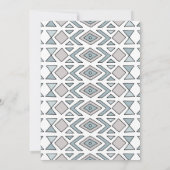 ワイルドワンティピトリバル誕生日 招待状 (裏面)