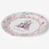 ワイルドワンティーピーの誕生日パーティー招待状 ペーパープレート (アングル)