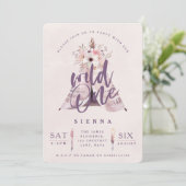 ワイルドワンテペ誕生日パーティー招待状 招待状 (スタンド正面)