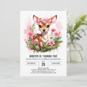 ワイルドワンディアアドベンチャーガール誕生日 招待状 (スタンド正面)