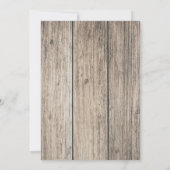 ワイルドワンディアー〔雄ジカの〕枝角バラピンク1st誕生日パーティー 招待状 (裏面)