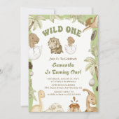 ワイルドワンディオナンスボーイ1st第1誕生日 招待状 (正面)