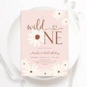 ワイルドワンデイジー1歳の誕生日 招待状