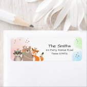 ワイルドワントバルウッドランド差出人住所ラベルボーイ ラベル (インサイチュ)