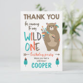 ワイルドワントバルベア誕生日サンキューカード サンキューカード (スタンド正面)