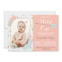 ワイルドワントライバルガールファースト誕生日ピンクフォト