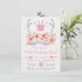 ワイルドワントライバルボホプリンセスアントラー招待状 招待状 (スタンド正面)