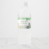 ワイルドワンニュートラルお祝い – サファリアドベンチャー! ペットボトルラベル (正面)