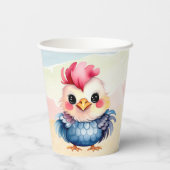 ワイルドワンハッピーおもしろいウッドランドアニマルズウォーター色 紙コップ (裏面)