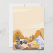 ワイルドワンハッピーカンパーウッドランド1歳 招待状 (裏面)