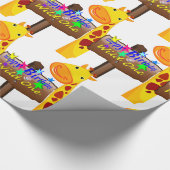 ワイルドワンハッピーバースデーラッピング紙 ラッピングペーパー (角)