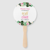 ワイルドワンハンドファンパーティージャングル動物パーティーの好意 ハンドファン (裏面)