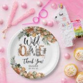 ワイルドワンバースデーサファリ ペーパープレート (パーティー)