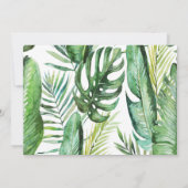 ワイルドワンバースデージャングルサファリ招待状 招待状 (裏面)