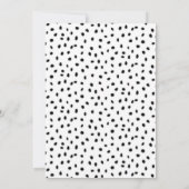 ワイルドワンバースデーパーティーの招待 招待状 (裏面)