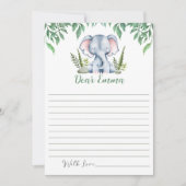 ワイルドワンバースデーパーティータイムカプセルノートカード サンキューカード (正面)