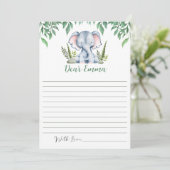 ワイルドワンバースデーパーティータイムカプセルノートカード サンキューカード (スタンド正面)