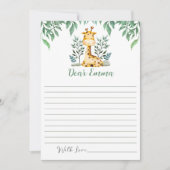 ワイルドワンバースデーパーティータイムカプセルノートカード サンキューカード (正面)