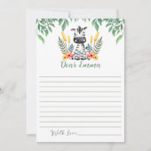 ワイルドワンバースデーパーティータイムカプセルノートカード サンキューカード (正面)