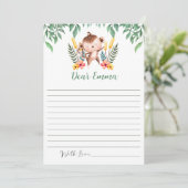 ワイルドワンバースデーパーティータイムカプセルノートカード サンキューカード (スタンド正面)