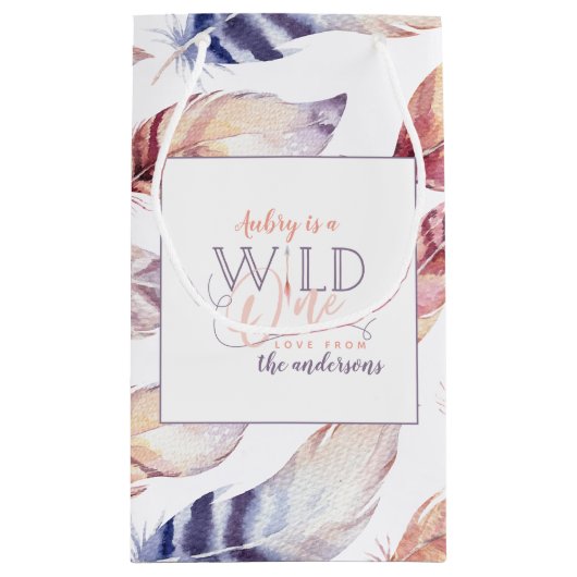 ワイルドワンバースデーパーティー抱き枕 スモールペーパーバッグ (裏面)